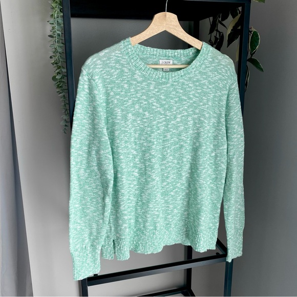J. Crew Heathered Crewneck Sweater - Picture 1 of 5
